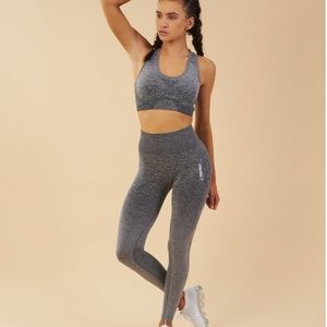 Gym shark ombré seamless leggings